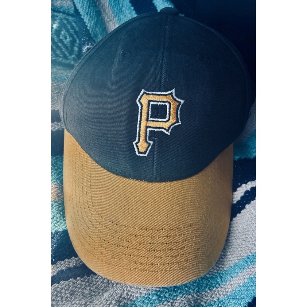 Pittsburgh Pirates Youth Adjustable Baseball Cap Hat Black Gold MLB Fan Favorite